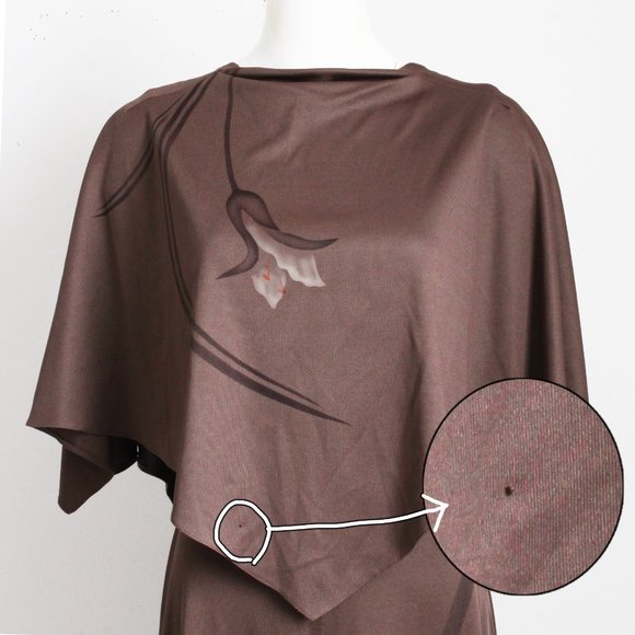 Lillie Rubin Jumpsuit Jersey Palazzo Pants Caplet Top Limited Edition 70s - Picture 5 of 9